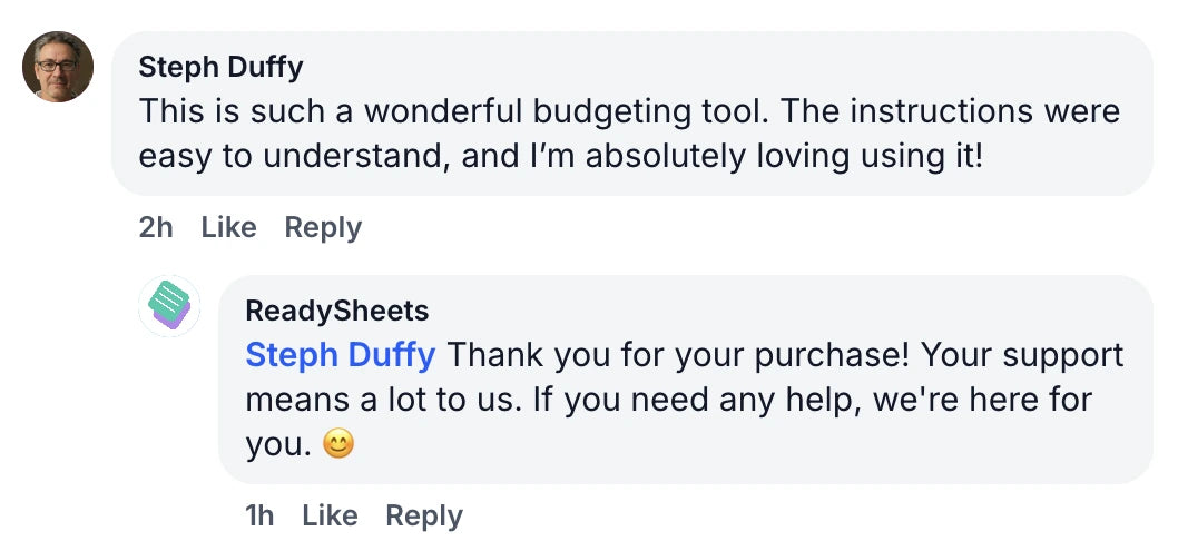 Customer review screenshot
